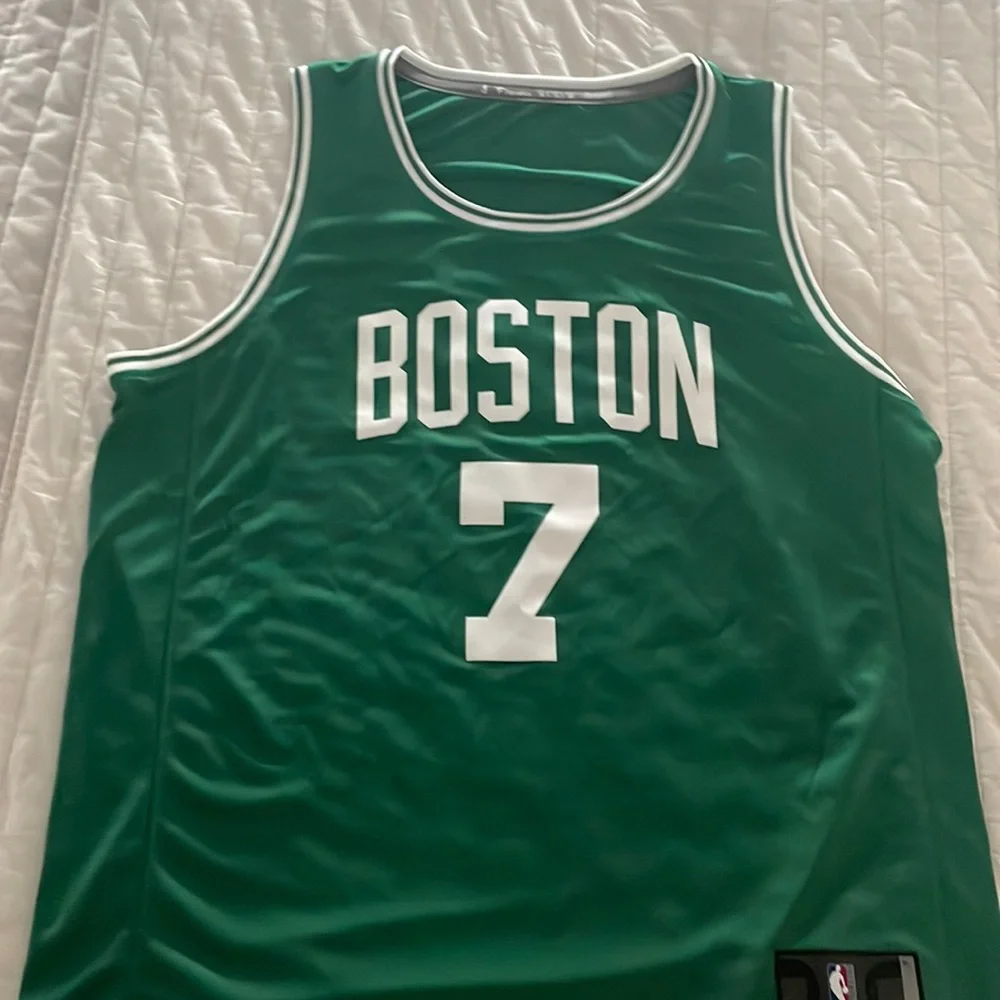 Boston Green Men's Basketball Jersey - Number 7